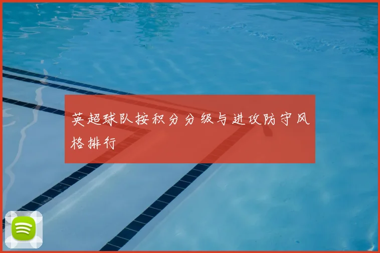 英超球队按积分分级与进攻防守风格排行